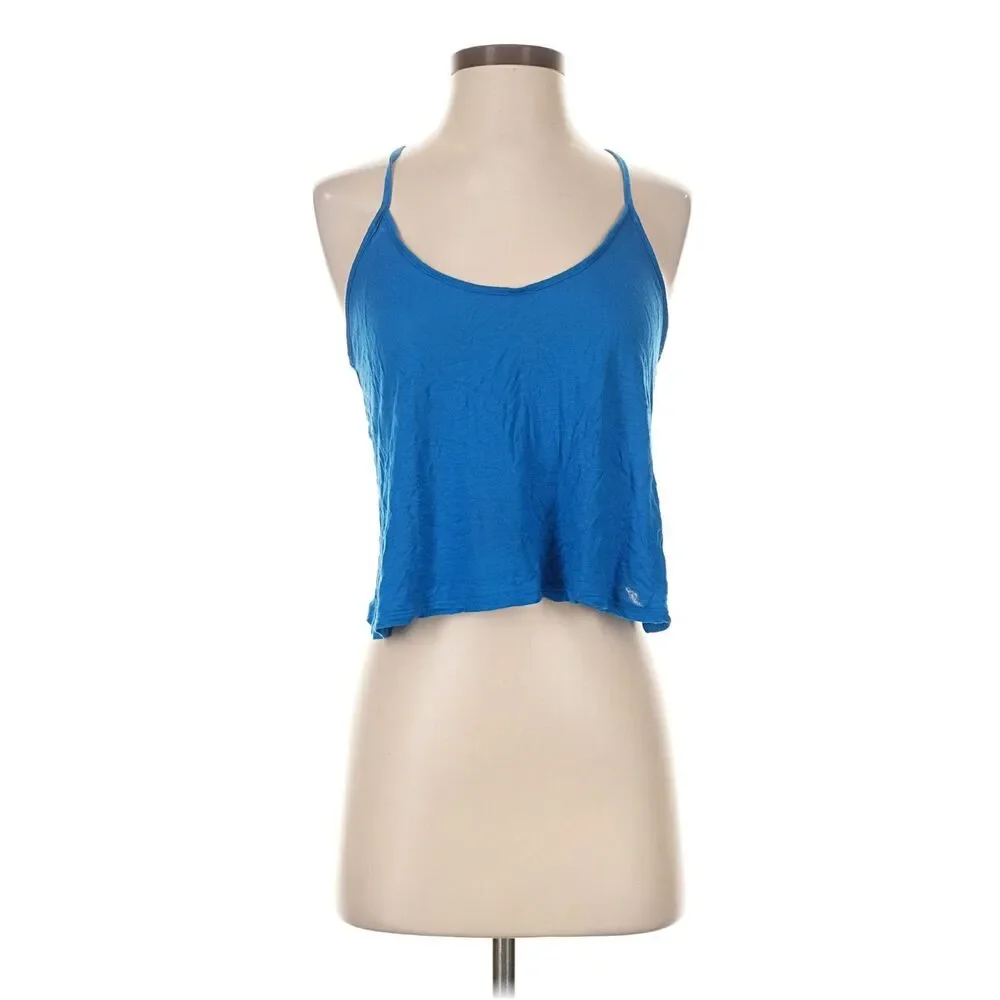 Alo Yoga Blue Open Back Tank Top – Size XS